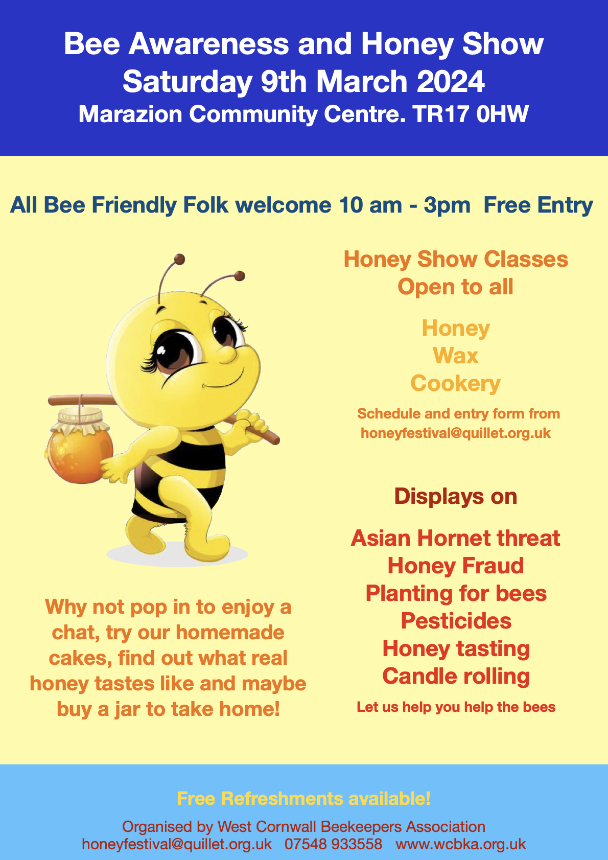 Bee awareness day and honey show
